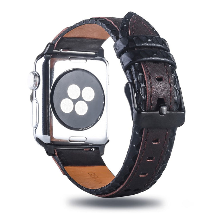 Super flot Apple Watch Series 4 40mm Ægte læder Rem - Flerfarvet#serie_2