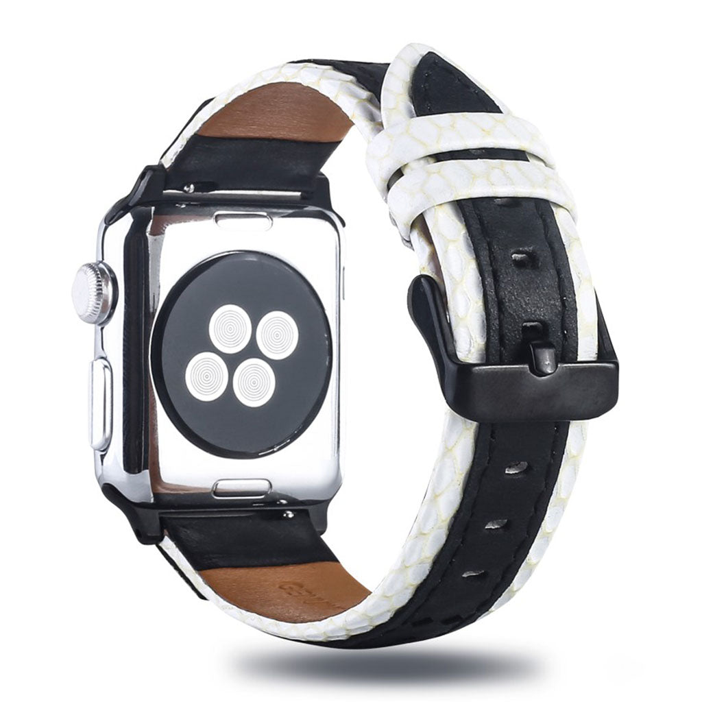 Super flot Apple Watch Series 4 40mm Ægte læder Rem - Flerfarvet#serie_3