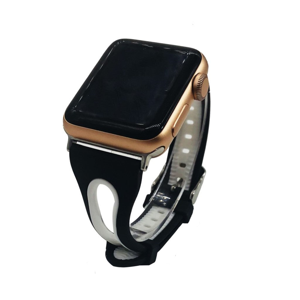 Helt vildt fint Apple Watch Series 4 40mm Silikone Rem - Flerfarvet#serie_4