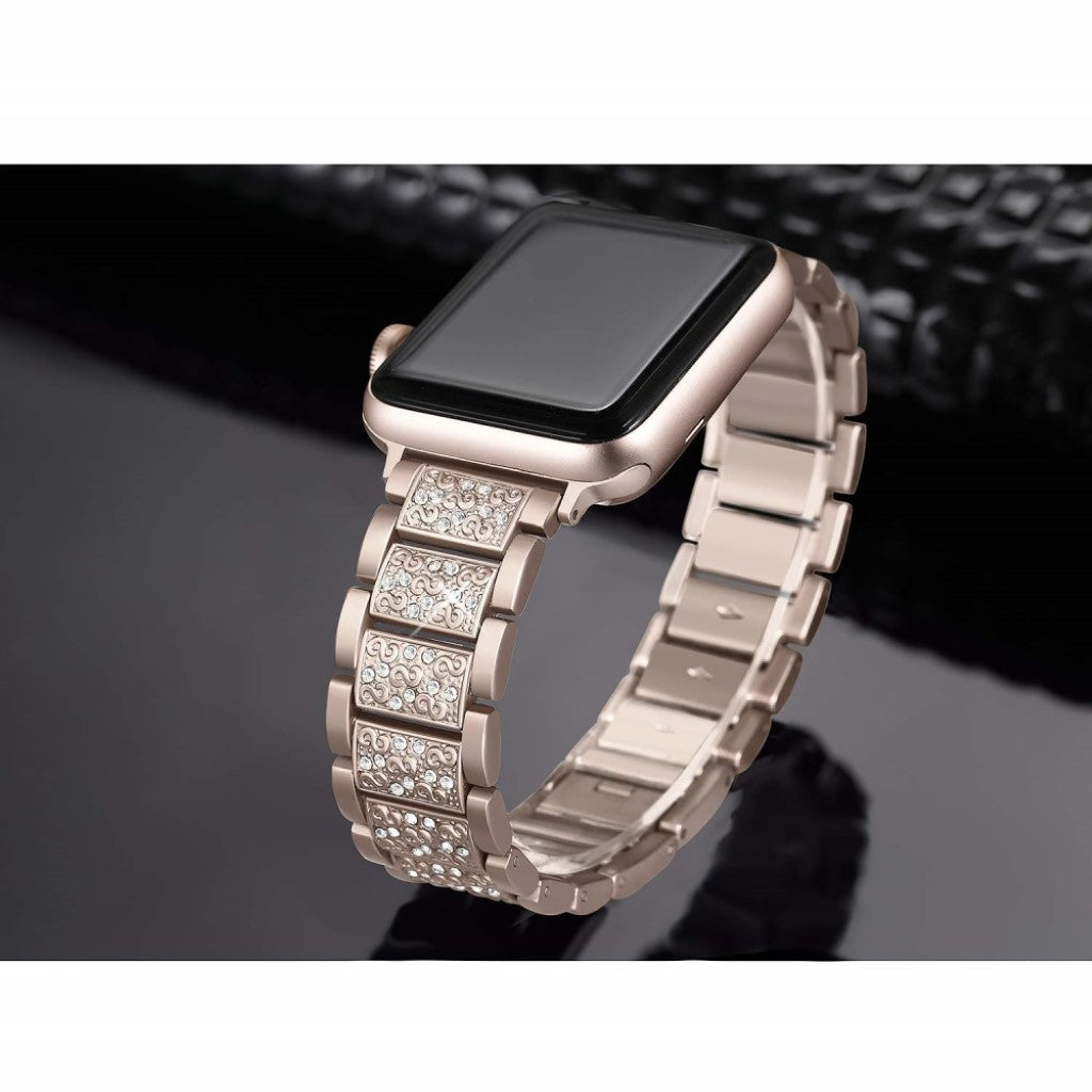 Rigtigt smuk Apple Watch Series 4 40mm Metal Rem - Guld#serie_1