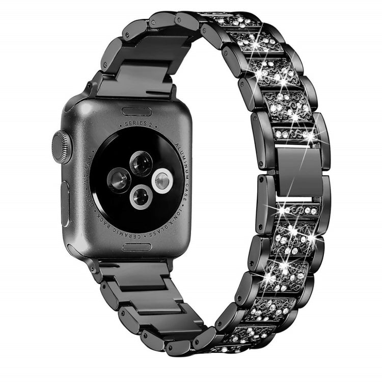 Rigtigt smuk Apple Watch Series 4 40mm Metal Rem - Sort#serie_4