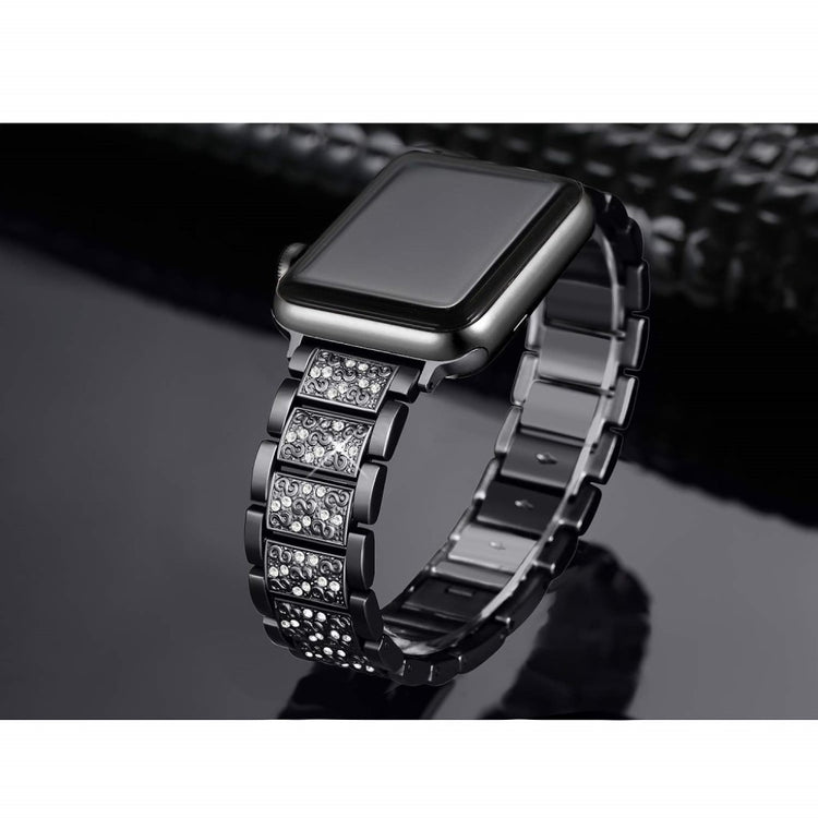 Rigtigt smuk Apple Watch Series 4 40mm Metal Rem - Sort#serie_4