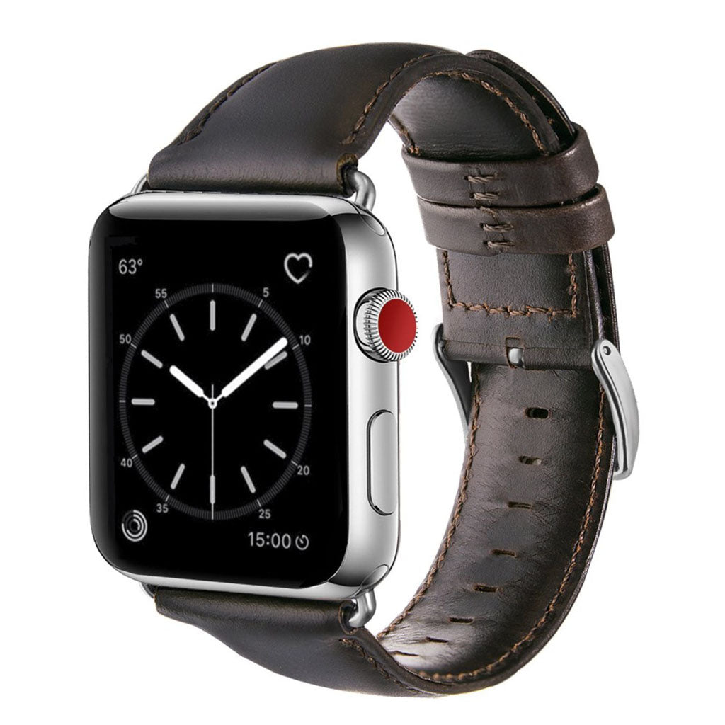 Eminent Apple Watch Series 4 40mm Ægte læder Rem - Brun#serie_2