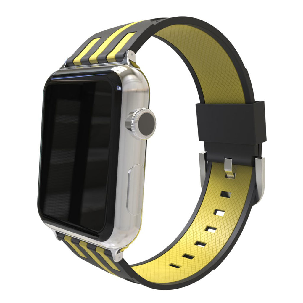 Solid Apple Watch Series 4 40mm Silikone Rem - Flerfarvet#serie_1