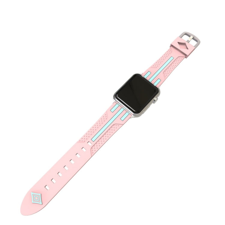 Solid Apple Watch Series 4 40mm Silikone Rem - Flerfarvet#serie_3