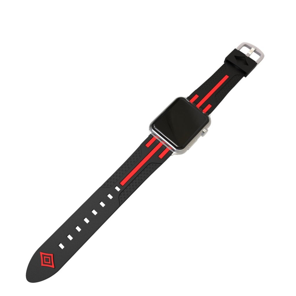 Solid Apple Watch Series 4 40mm Silikone Rem - Flerfarvet#serie_6