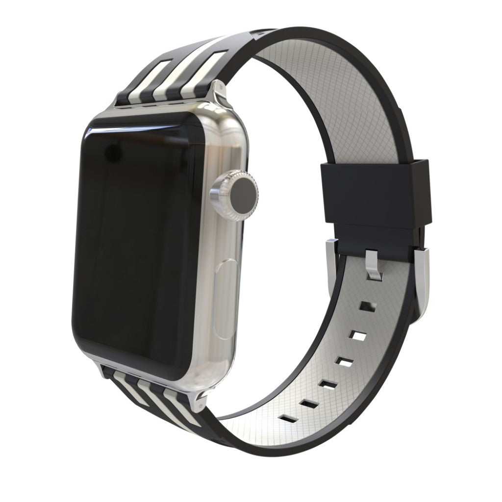 Solid Apple Watch Series 4 40mm Silikone Rem - Flerfarvet#serie_8