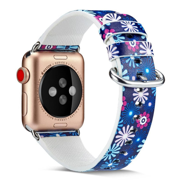 Mega nydelig Apple Watch Series 4 40mm Ægte læder Rem - Flerfarvet#serie_1