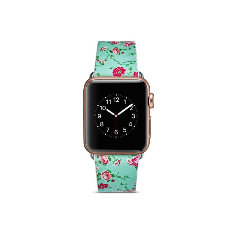 Mega nydelig Apple Watch Series 4 40mm Ægte læder Rem - Flerfarvet#serie_11