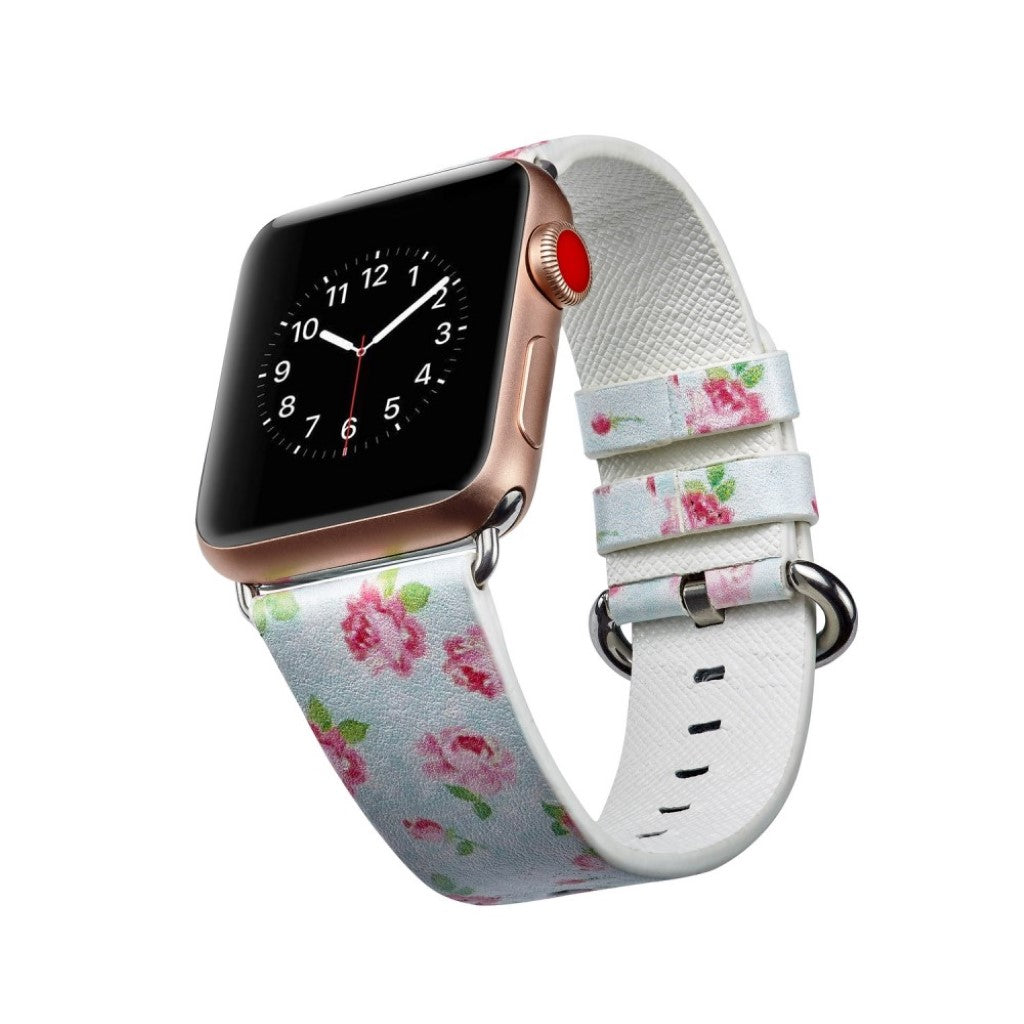 Mega nydelig Apple Watch Series 4 40mm Ægte læder Rem - Flerfarvet#serie_14