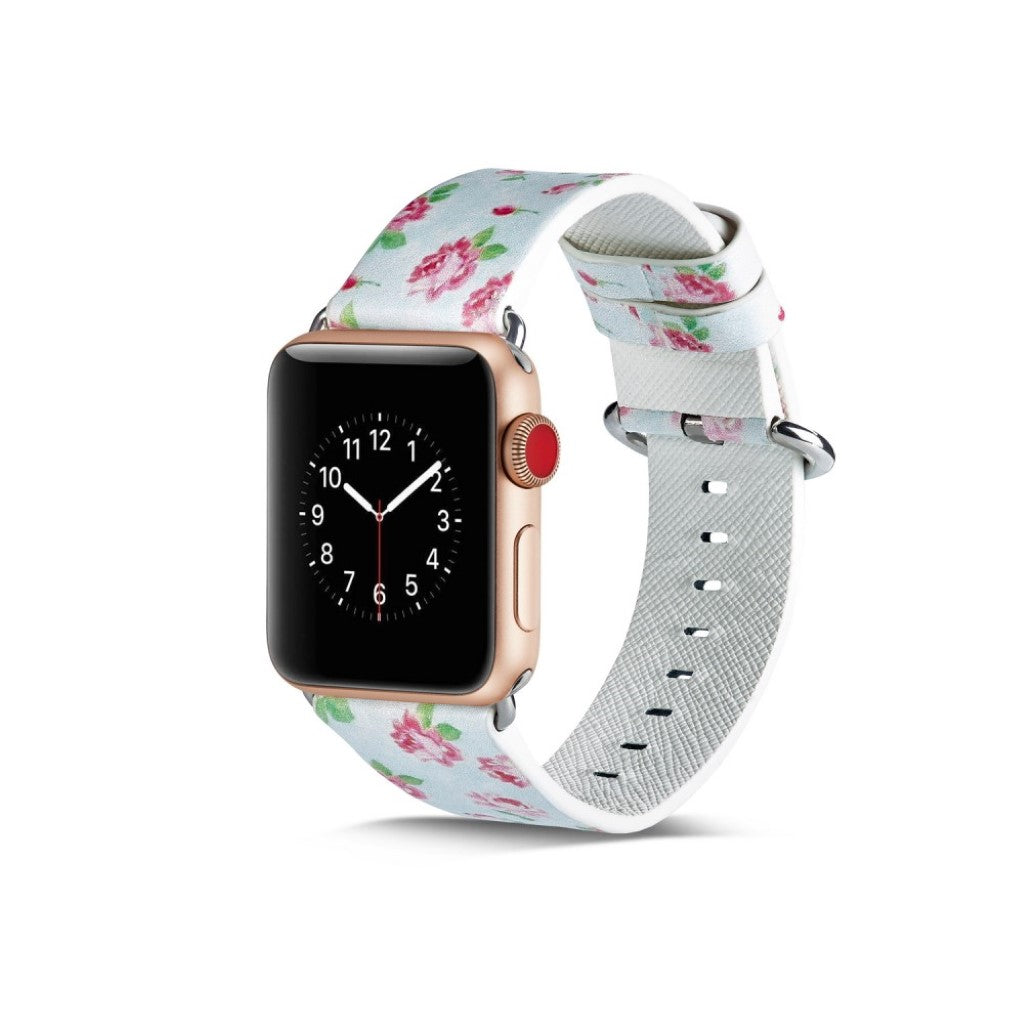 Mega nydelig Apple Watch Series 4 40mm Ægte læder Rem - Flerfarvet#serie_14