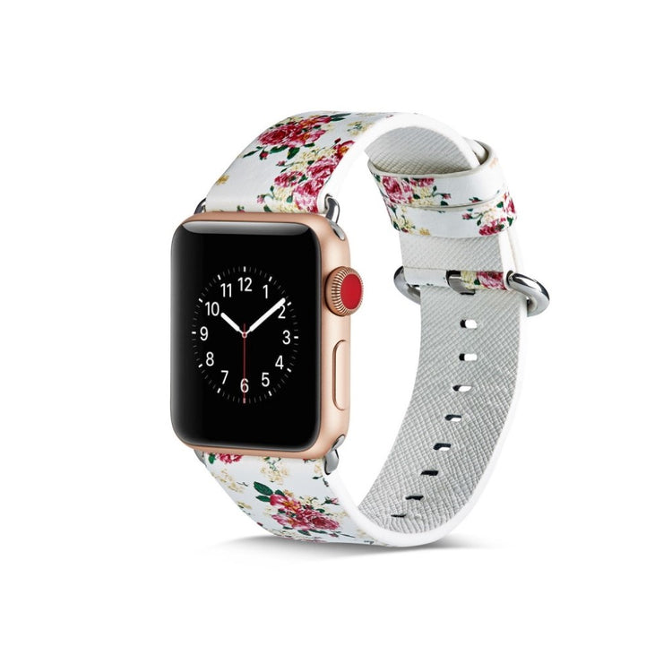 Mega nydelig Apple Watch Series 4 40mm Ægte læder Rem - Flerfarvet#serie_15
