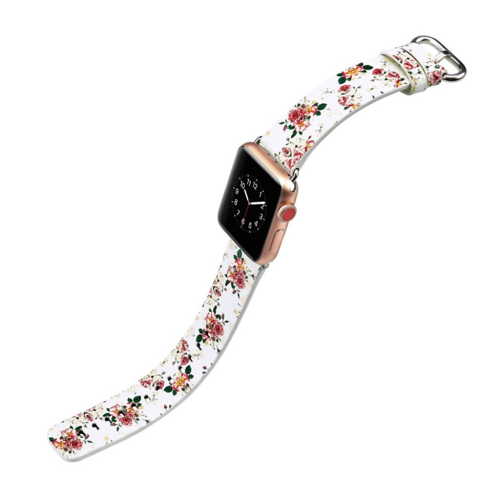 Mega nydelig Apple Watch Series 4 40mm Ægte læder Rem - Flerfarvet#serie_16