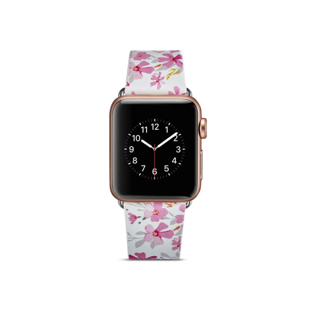 Mega nydelig Apple Watch Series 4 40mm Ægte læder Rem - Flerfarvet#serie_17
