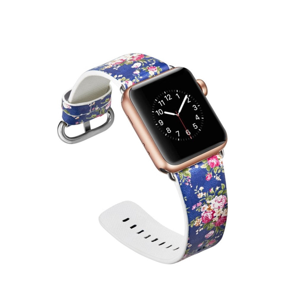Mega nydelig Apple Watch Series 4 40mm Ægte læder Rem - Flerfarvet#serie_2