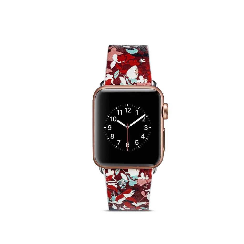 Mega nydelig Apple Watch Series 4 40mm Ægte læder Rem - Flerfarvet#serie_20