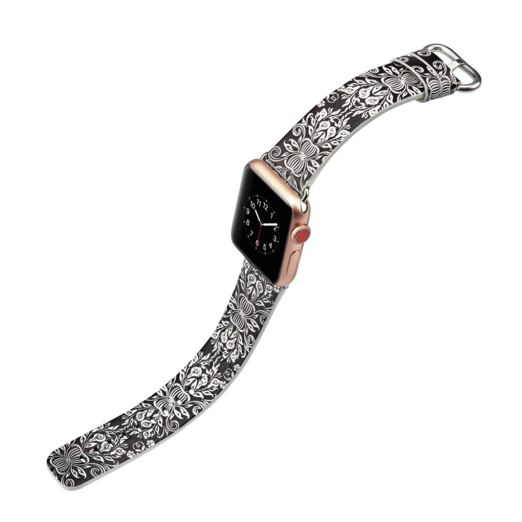 Mega nydelig Apple Watch Series 4 40mm Ægte læder Rem - Flerfarvet#serie_3