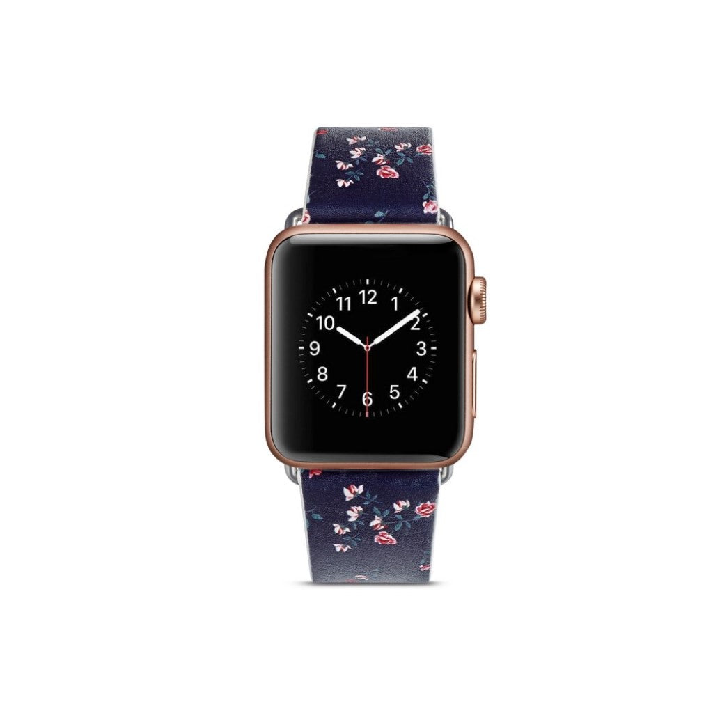 Mega nydelig Apple Watch Series 4 40mm Ægte læder Rem - Flerfarvet#serie_5