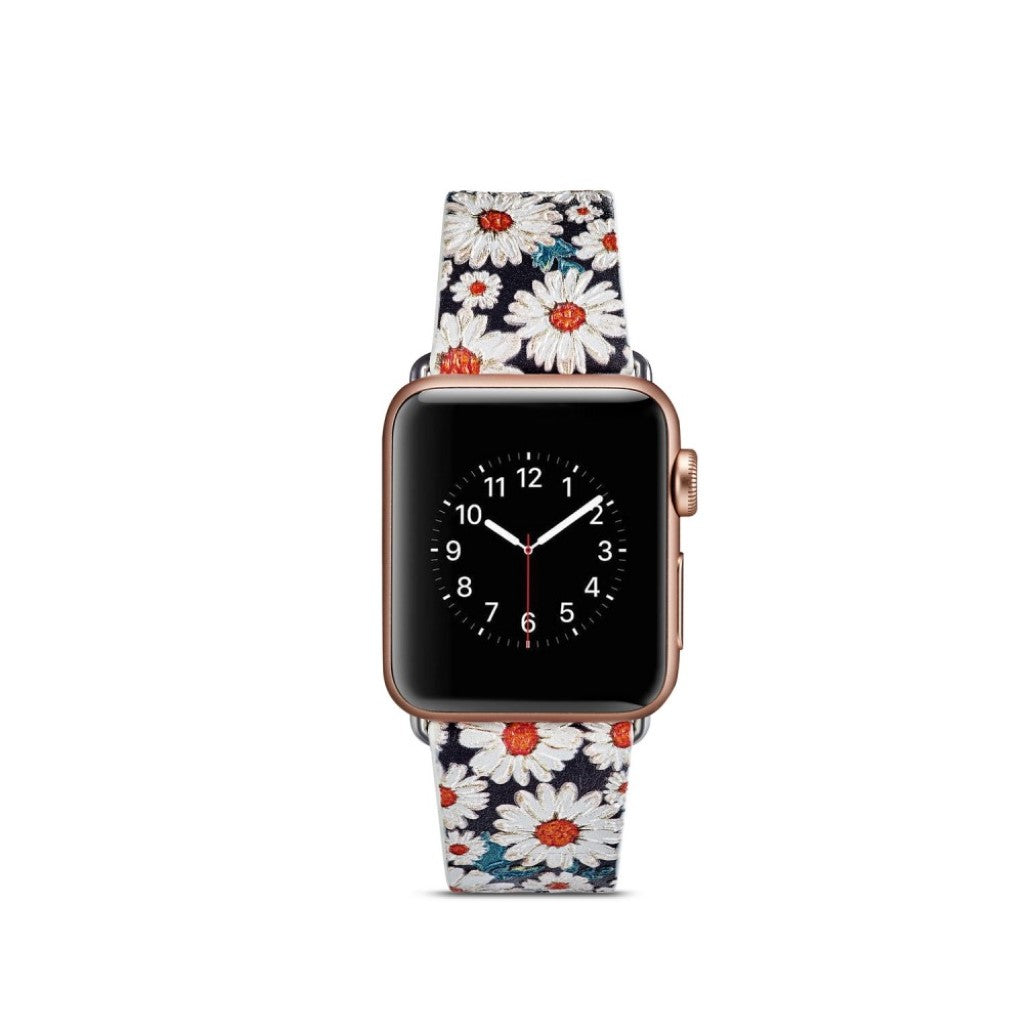 Mega nydelig Apple Watch Series 4 40mm Ægte læder Rem - Flerfarvet#serie_8