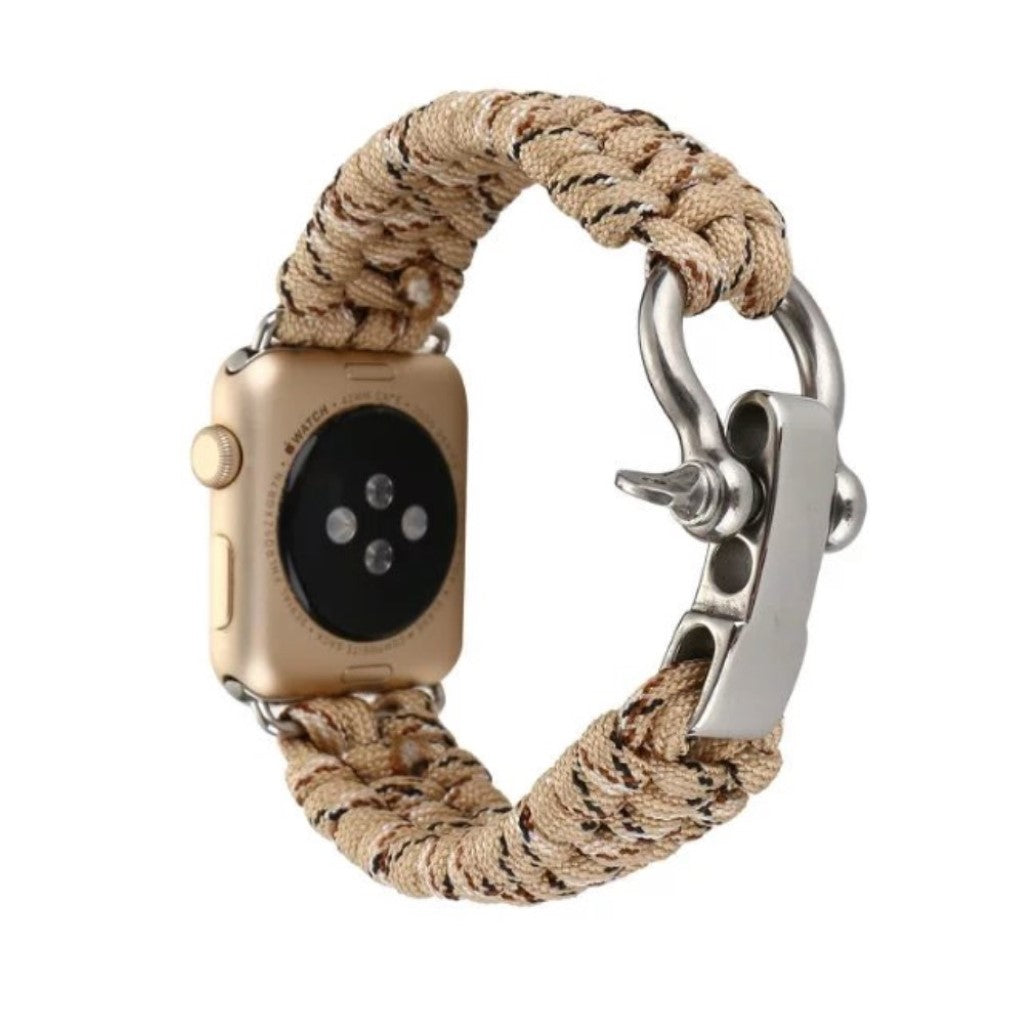 Meget sejt Apple Watch Series 4 40mm Nylon Rem - Beige#serie_3