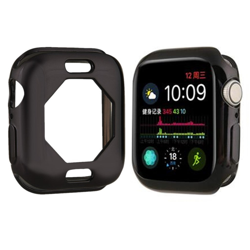 Meget Fed Apple Watch Series 4 40mm Silikone Cover - Sort#serie_1