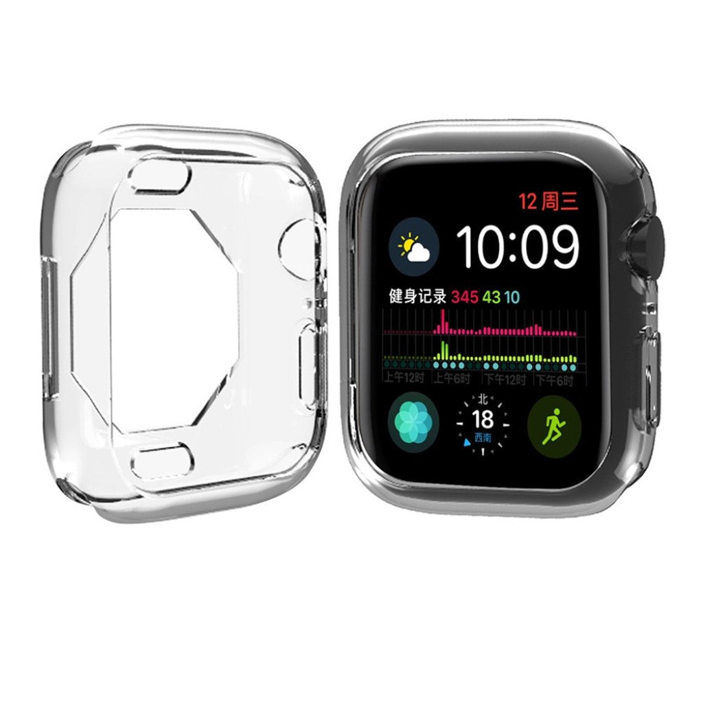 Meget Fed Apple Watch Series 4 40mm Silikone Cover - Gennemsigtig#serie_3
