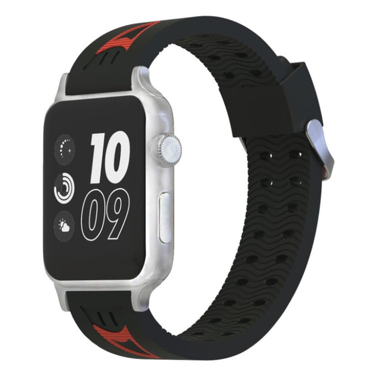 Meget kønt Apple Watch Series 4 40mm Silikone Rem - Flerfarvet#serie_7
