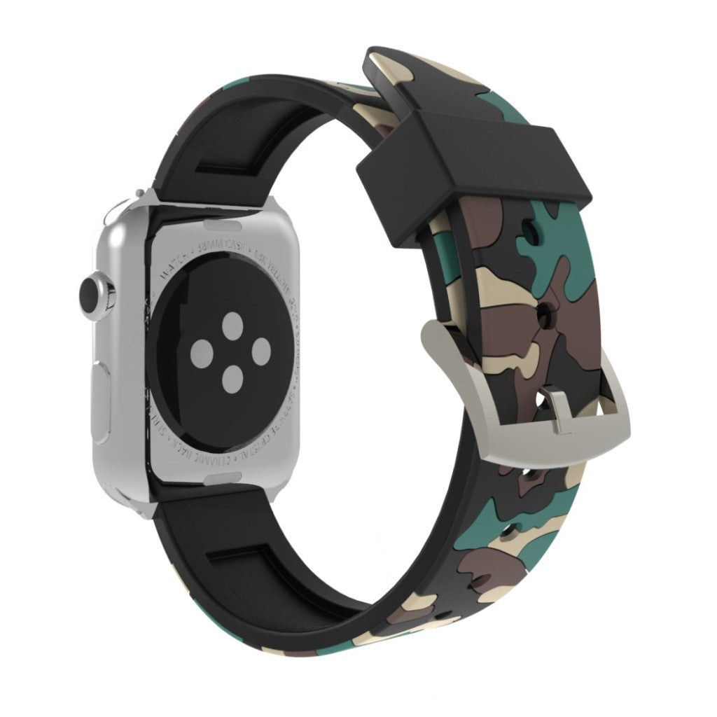 Rigtigt fint Apple Watch Series 4 40mm Silikone Rem - Beige#serie_2