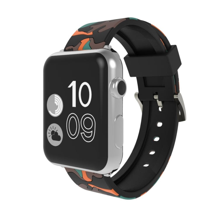Rigtigt fint Apple Watch Series 4 40mm Silikone Rem - Orange#serie_4