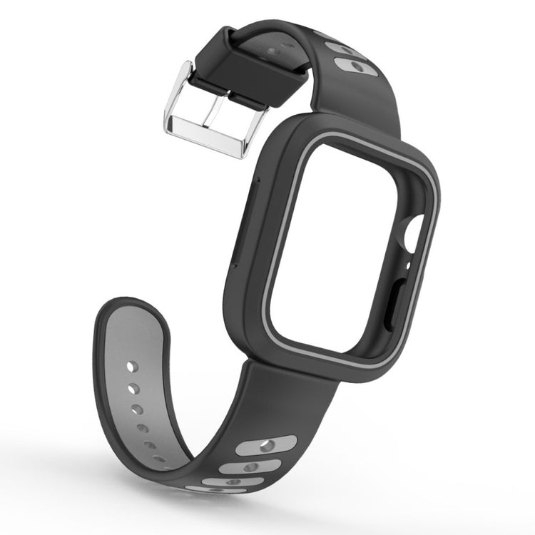Rigtigt rart Apple Watch Series 4 40mm Silikone Rem - Sort#serie_1