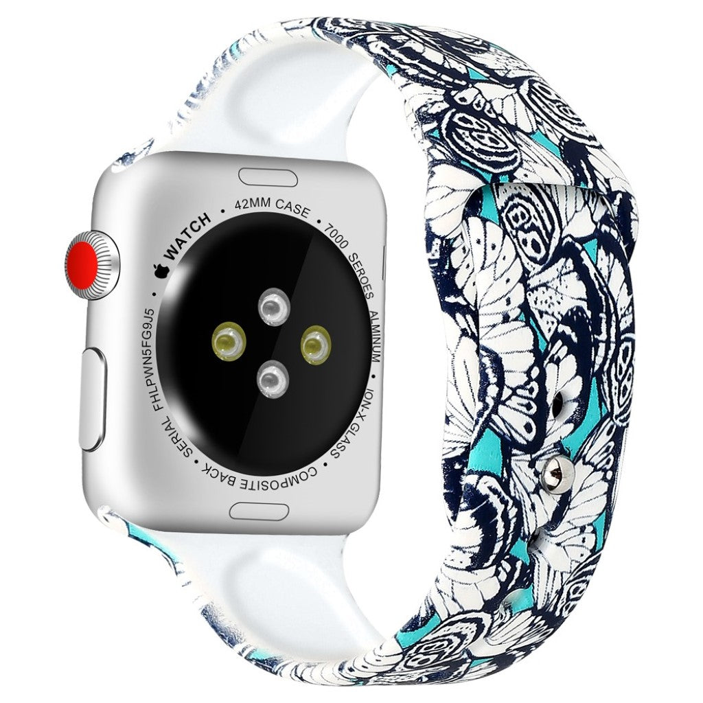 Godt Apple Watch Series 4 40mm Silikone Rem - Flerfarvet#serie_5