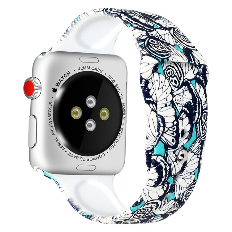 Godt Apple Watch Series 4 40mm Silikone Rem - Flerfarvet#serie_5