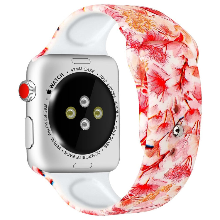 Godt Apple Watch Series 4 40mm Silikone Rem - Flerfarvet#serie_8