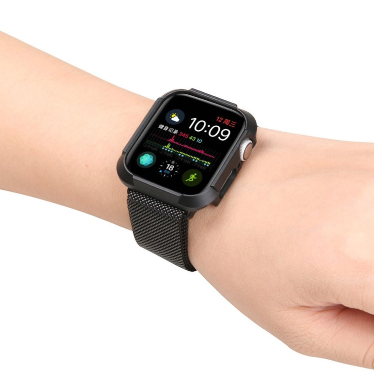 Flot Apple Watch Series 4 40mm Silikone Cover - Sort#serie_1