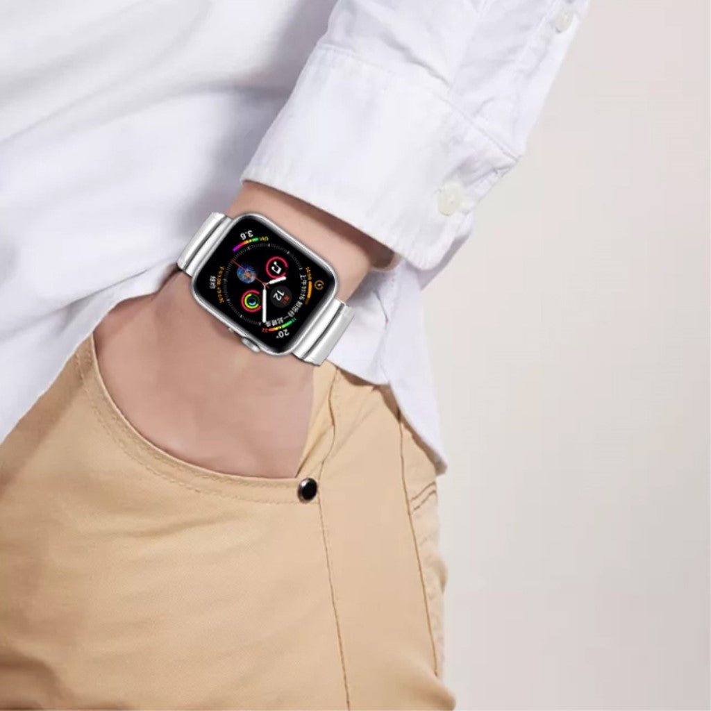 Super godt Apple Watch Series 4 40mm Metal Rem - Sølv#serie_1