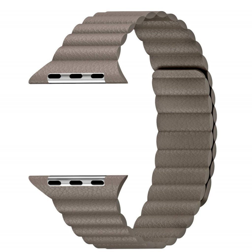 Rigtigt flot Apple Watch Series 4 40mm Ægte læder Rem - Brun#serie_6