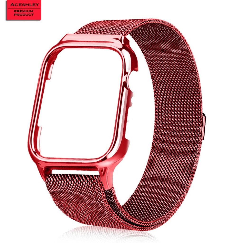 Rigtigt fantastisk Apple Watch Series 4 40mm Metal Rem - Rød#serie_3