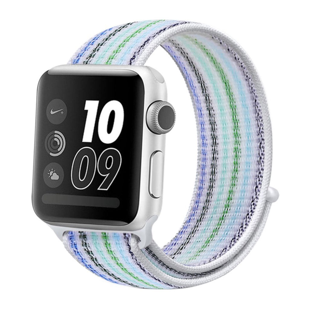 Meget sejt Apple Watch Series 4 40mm Nylon Rem - Flerfarvet#serie_9