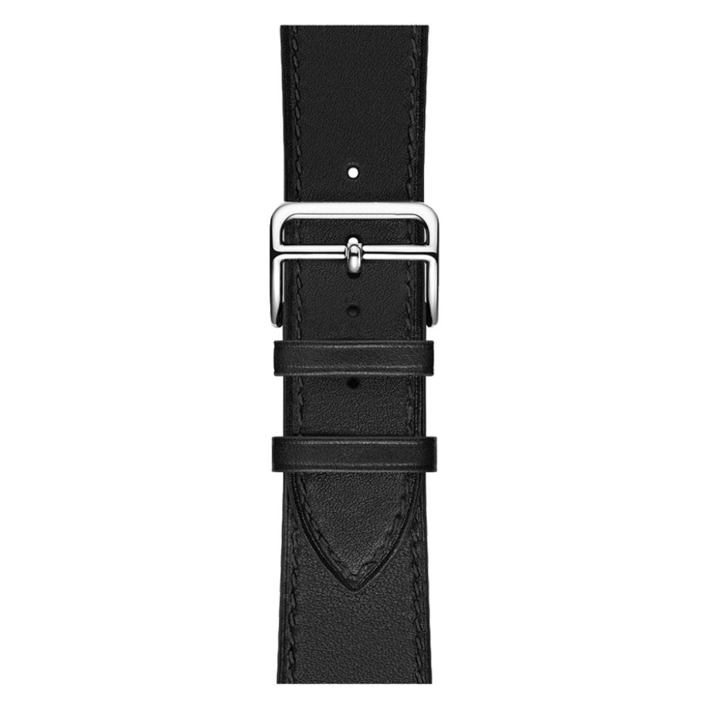 Vildt fantastisk Apple Watch Series 4 40mm Ægte læder Rem - Sort#serie_1