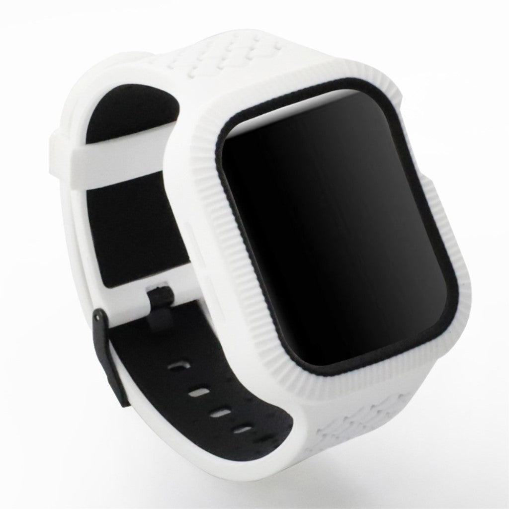 Nydelig Apple Watch Series 4 40mm Silikone Rem - Hvid#serie_3