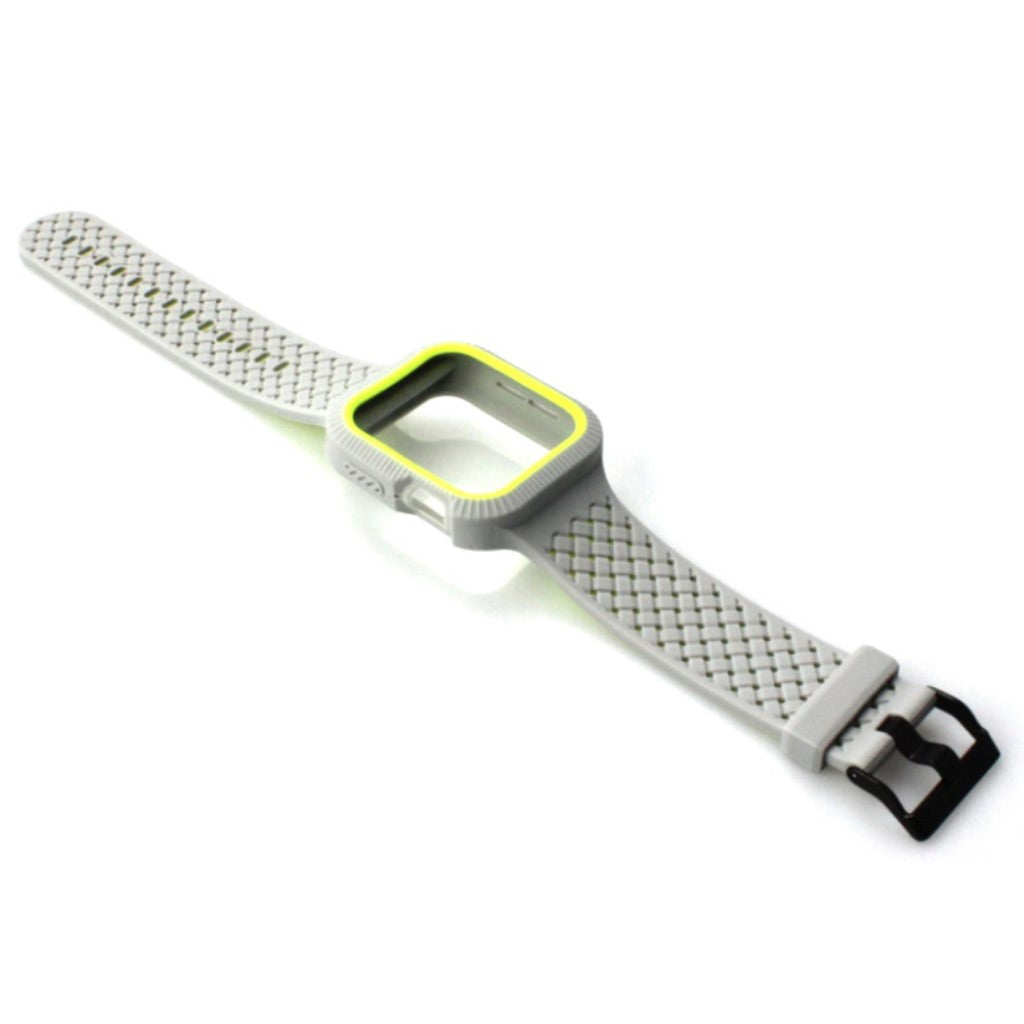 Nydelig Apple Watch Series 4 40mm Silikone Rem - Hvid#serie_5