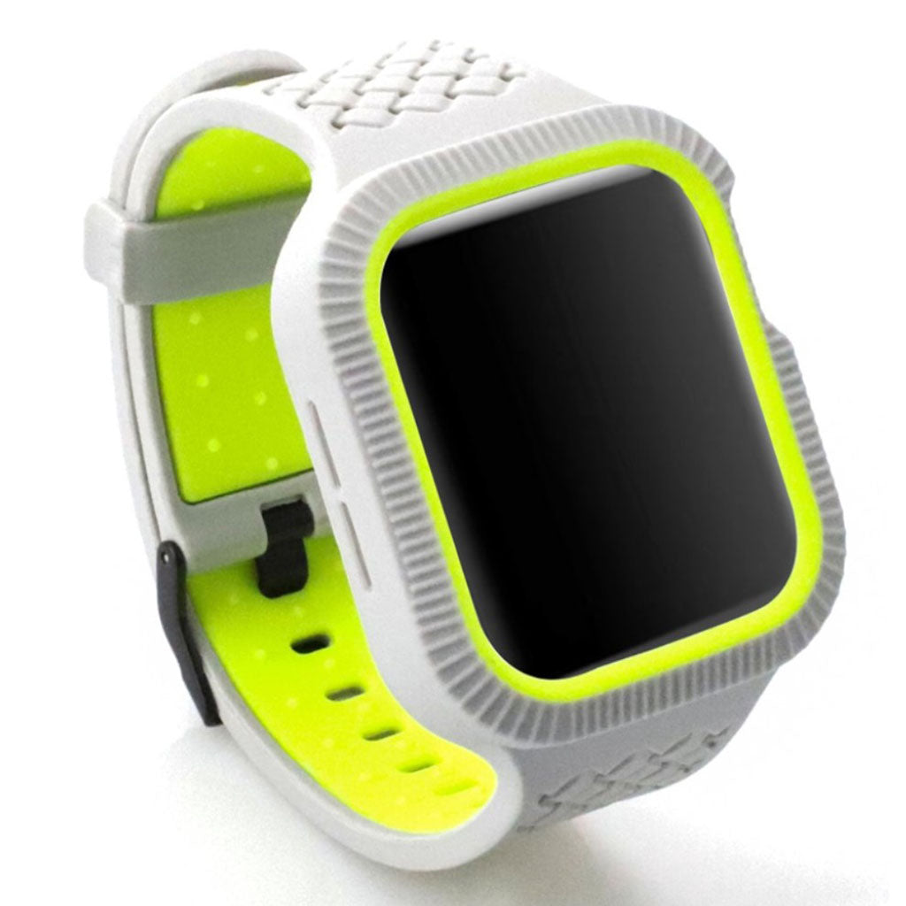 Nydelig Apple Watch Series 4 40mm Silikone Rem - Hvid#serie_5