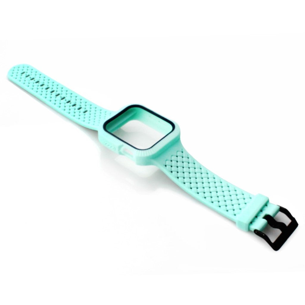 Nydelig Apple Watch Series 4 40mm Silikone Rem - Grøn#serie_8