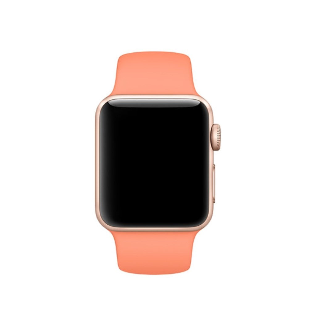 Vildt sejt Apple Watch Series 4 40mm Silikone Rem - Orange#serie_10