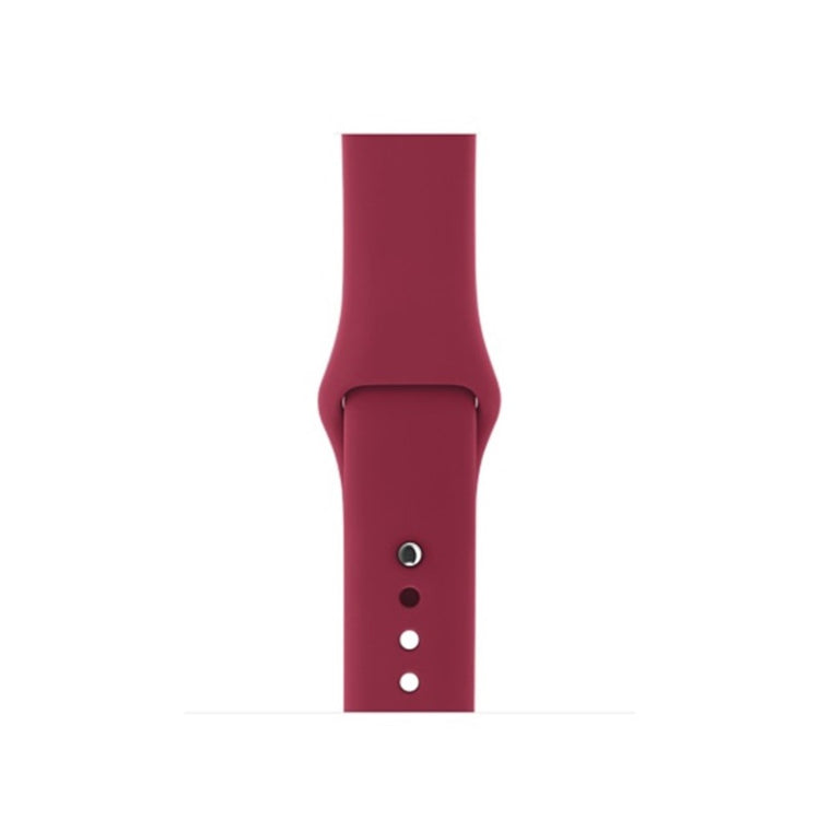 Vildt sejt Apple Watch Series 4 40mm Silikone Rem - Rød#serie_11