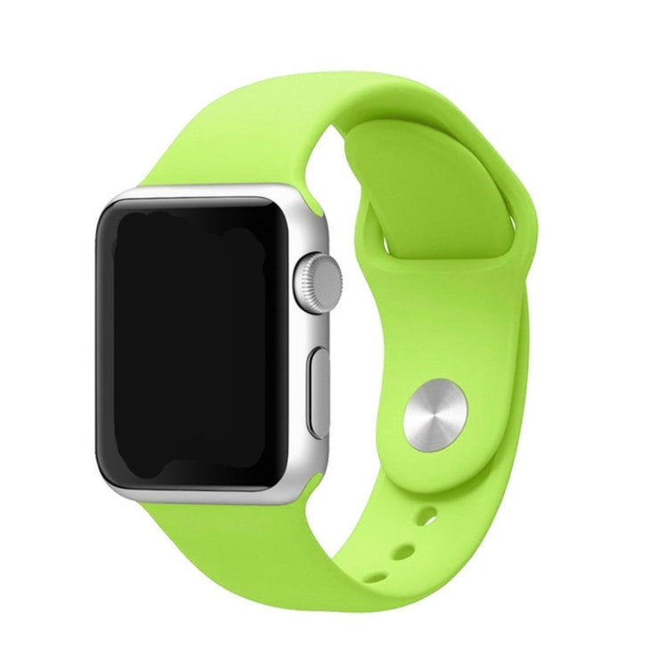 Vildt sejt Apple Watch Series 4 40mm Silikone Rem - Grøn#serie_14