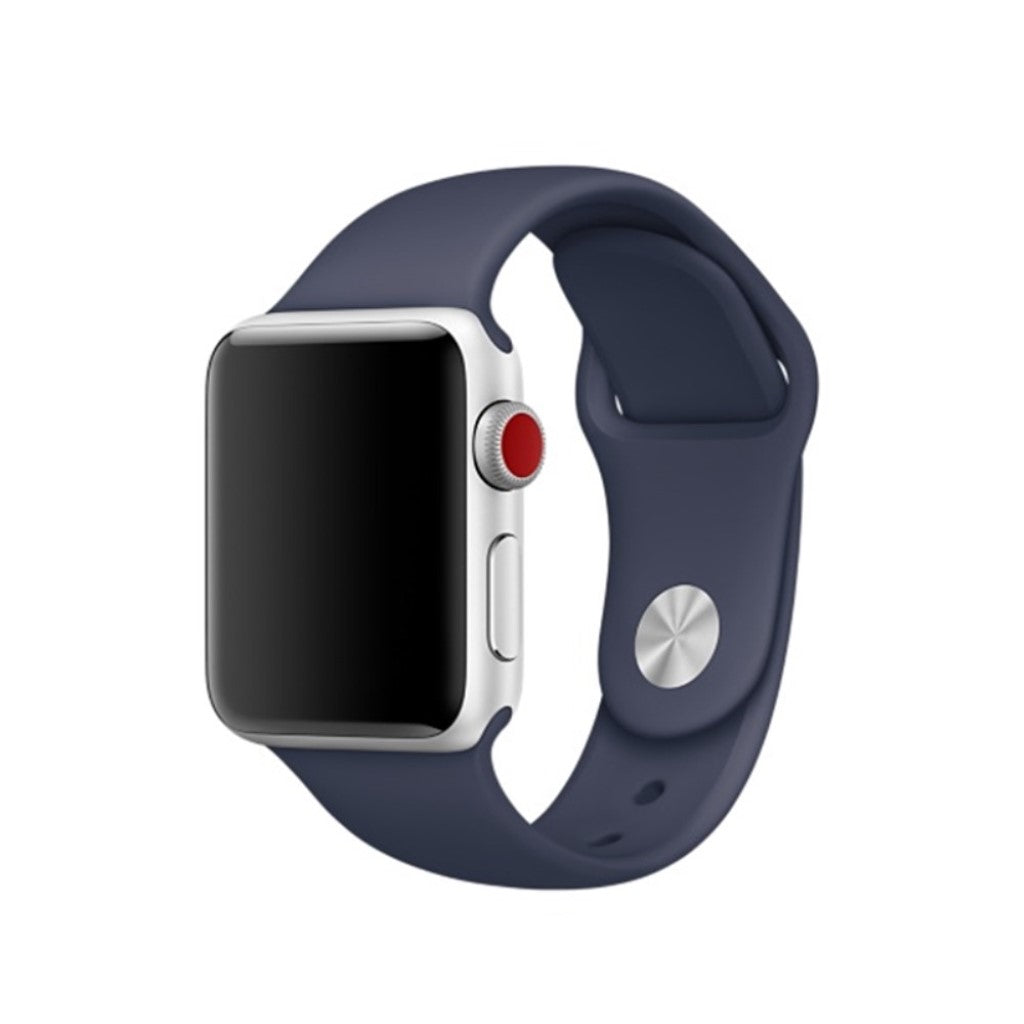 Vildt sejt Apple Watch Series 4 40mm Silikone Rem - Blå#serie_18