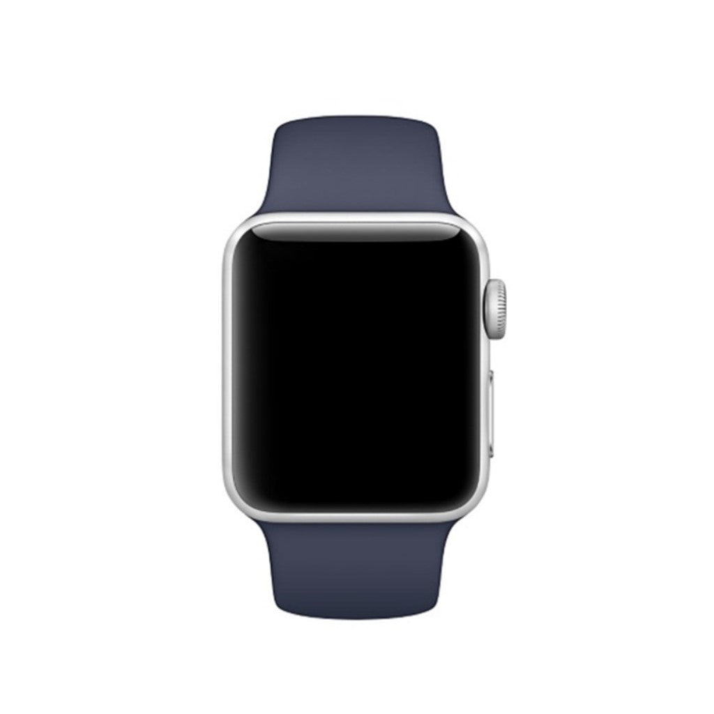 Vildt sejt Apple Watch Series 4 40mm Silikone Rem - Blå#serie_18