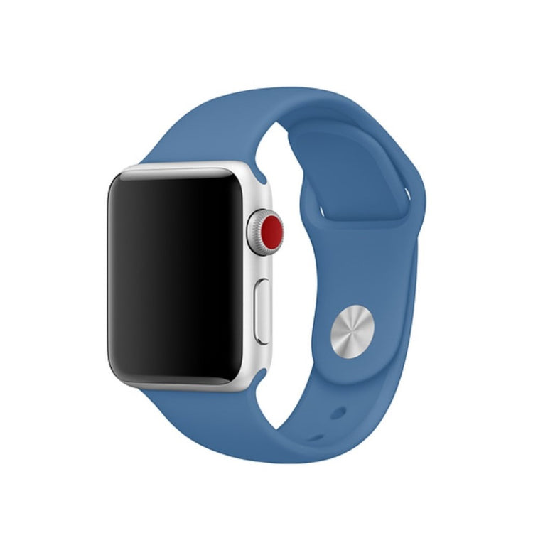 Vildt sejt Apple Watch Series 4 40mm Silikone Rem - Blå#serie_19