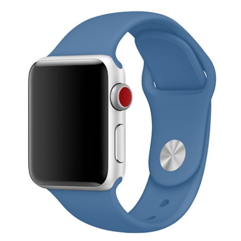 Vildt sejt Apple Watch Series 4 40mm Silikone Rem - Blå#serie_19